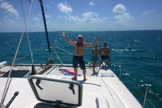 Roatan Luxury Sailing Catamaran Cruise